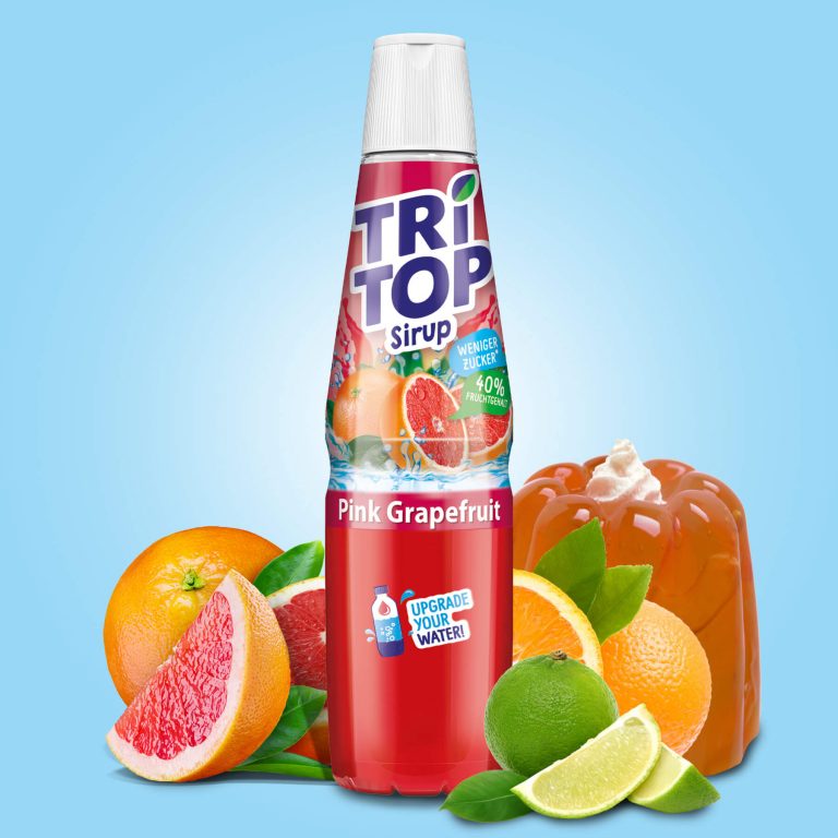 Fruchtiges Gelee mit Zitronenschmand